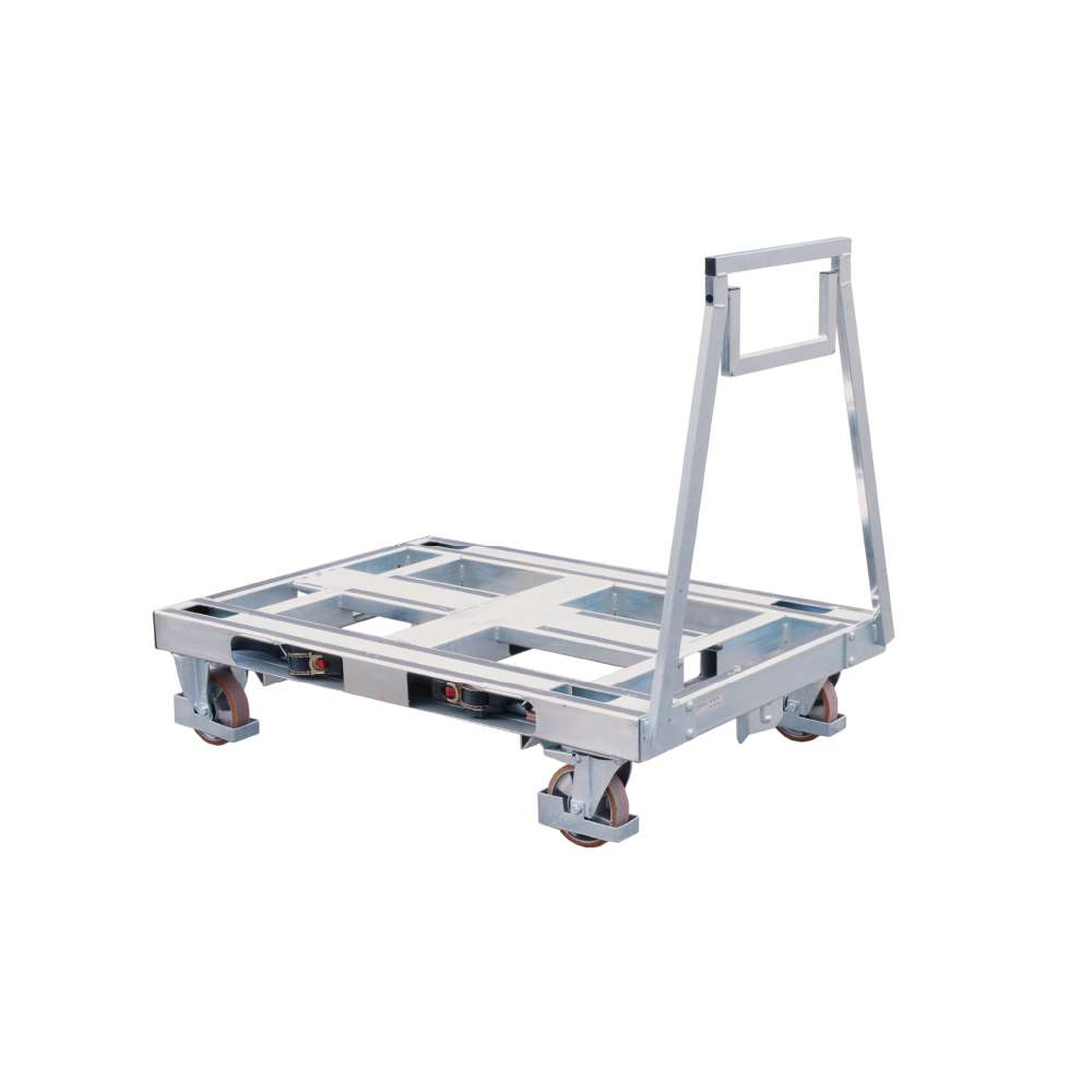 plošinový přepravní vozík pallet size dolly od k.hartwall