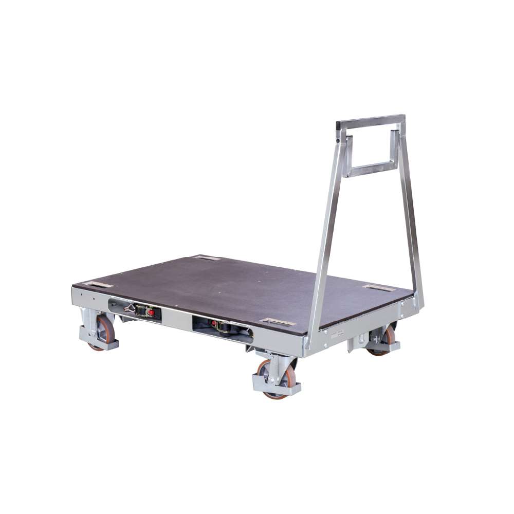 plošinový vozík s překližkovou deskou pallet size dolly od k.hartwall