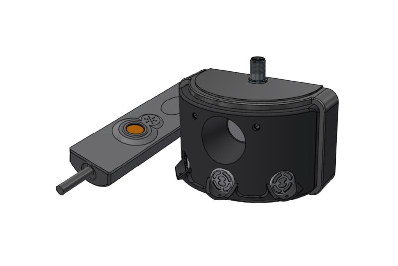 ultrazvukový senzor a ovládací panel bezpečnostního systému safe&stop pro vzv značky sis