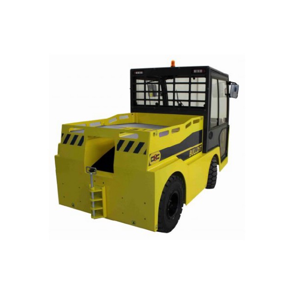 elektricky-tahac-do-25-tun-s-nakladni-platformou-naklad-do-25-tun tahač pro sedícího řidiče s kabinou a nákladní platformou pro náklad do 25 tun bull 25T