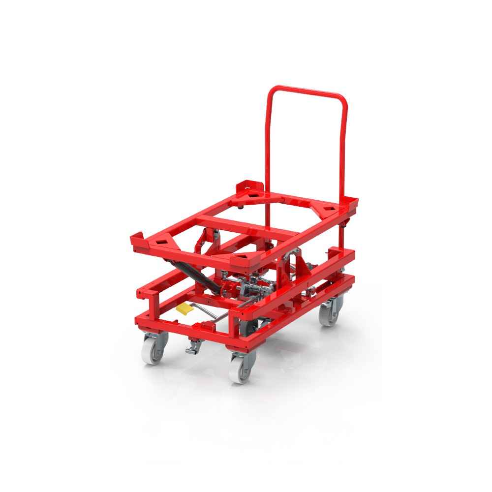 naklapeci-prepravni-voziky-wamech-3 naklápěcí přepravní vozík wamech s naklápěcím vrchním rámem